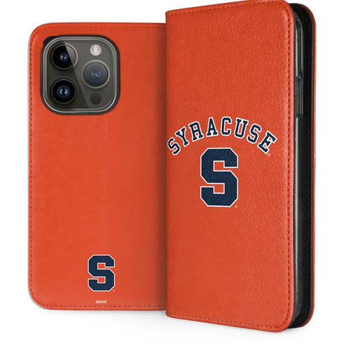 Syracuse University S Orange iPhone 15 Pro Folio Case